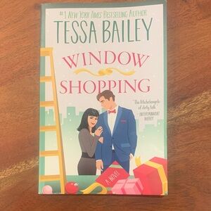 Avon Window Shopping Book Cover with Red and Blue Accents